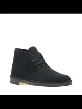 Clarks originals desert suede boots black mens 7 womens 8